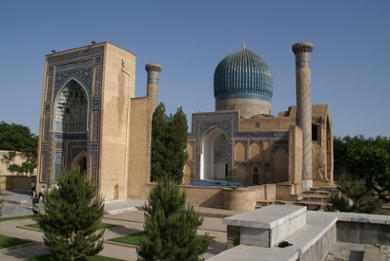 Gur-i Amir Mausoleum in Samarkand (Uzbekistan), 2019. Photo: Elena Paskaleva.