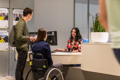 Assessing accessibility is all about whether you, student, staff member or visitor, can do what you should be able to do in the building.