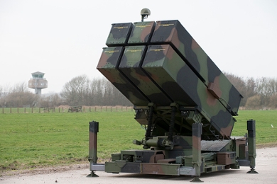Valkenburg Airfield in 2014 with the control tower and military equipment.
