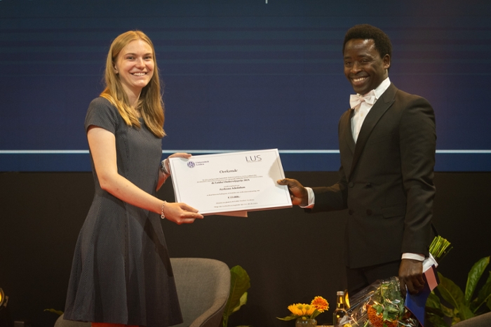 LUS Teaching Prize 2021 Ayo Adedokun