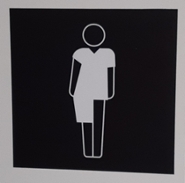 Sign all-gender toilet