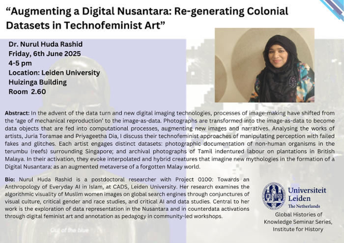 A poster of the conference including the abstract and speaker information