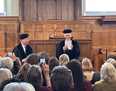 Kees Goudswaard receives his liber amicorum