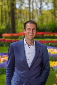 Tom Schreuder. Photo taken in the gardens of Keukenhof