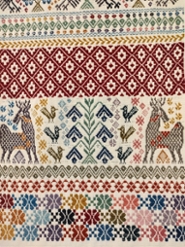 Textile print by the Otomí people of Mexico