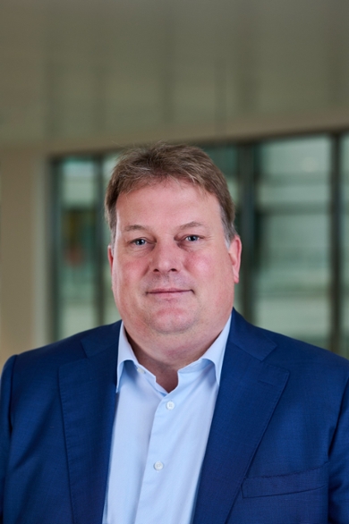 Portrait of Egbert Jongen in the Wijnhaven building in The Hague.